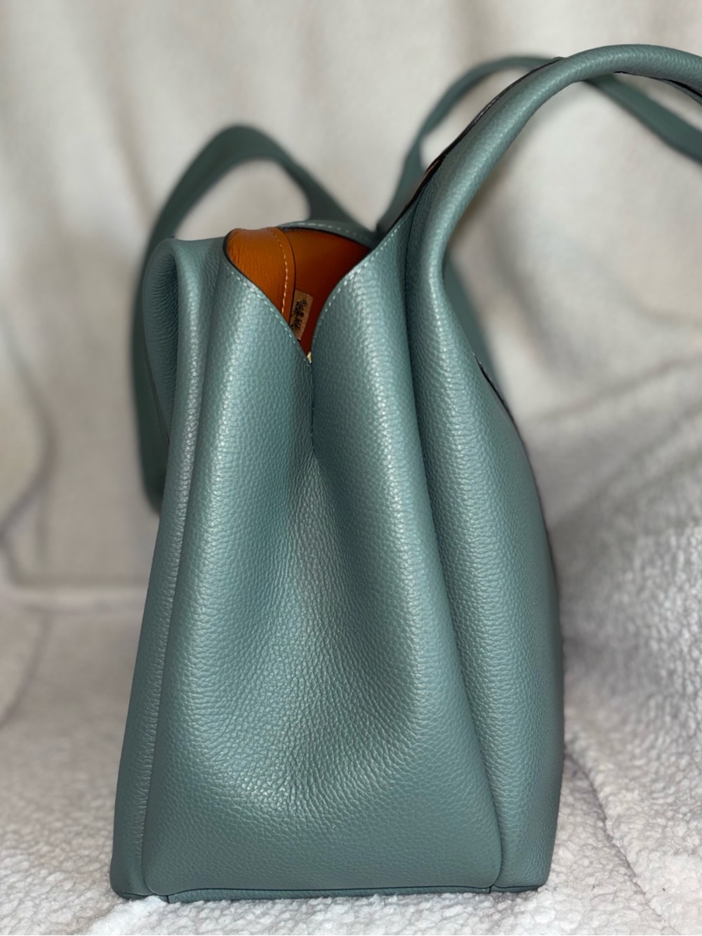 Coach Leather Shoulder Bag & Wallet in Sage - Picture 3 of 4